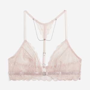 เสื้อชั้นในแฟชั่นไร้รอยต่อขนาดใหญ่พิเศษสำหรับผู้หญิงผ้าคอตตอนแบบสายคล้องคอไขว้ด้านหลังมีโลโก้100% - Product Image 1