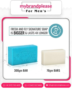 Produits de soin Savon Aqua pour hommes avec un arôme revigorant et un effet hydratant OEM ODM Marque personnalisée Étiquette privée Soins de la peau - Product Image 6