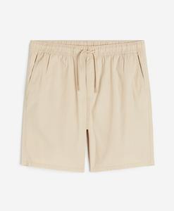 Short pour homme de qualité supérieure 100% coton beige clair élastique cordon de serrage à la taille poches latérales diagonales @ prix de gros - Product Image 2