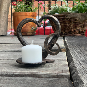 <b>Black</b> Iron <b>Candelabra</b> Candle Holder Metal <b>Candelabra</b> Centerpiece Decor Candle Holder Stand for Pillar Candles - Product Image 5