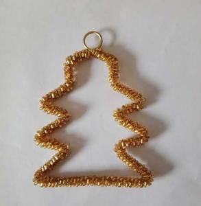 Décoration de Noël Arbre en métal Ornement suspendu Nickel Argent Couleur Design de luxe Décoratif Fait à la main Décor de Noël - Product Image 2