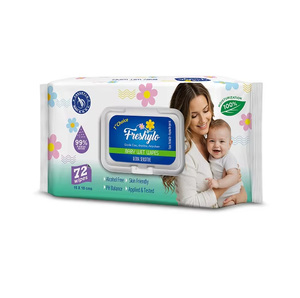 Toallitas Húmedas para Bebé Freshylo, 72 Unidades, Hipoalergénicas, Hidratantes, Suaves, Seguras para Uso Diario, Esenciales para el Cuidado y Limpieza de Piel Sensible - Product Image 2