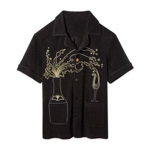 เสื้อเชิ้ตคาบาน่าผู้ชายทรงหลวม แขนสั้น เนื้อผ้านุ่ม สไตล์วันพักผ่อน มีจำหน่ายสำหรับการสั่งซื้อจำนวนมากและปรับแต่งได้ - Product Image 6