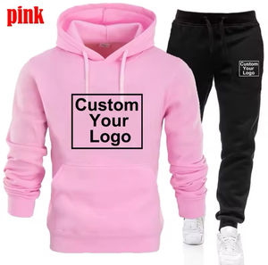 Automne hommes survêtement décontracté bricolage sweats à capuche concevoir votre Logo ensemble survêtements survêtement pantalon costumes sport athlétique tenues décontractées - Product Image 2