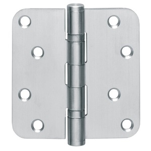 Charnière de porte extensible gauche/droite en acier inoxydable 76x76mm finition mate DIN avec roulement à billes INTERSTEEL - Product Image 1