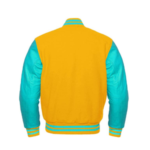Chaqueta Varsity con Capucha y Logotipo Bordado en la Parte Delantera para Hombre, Color Personalizado, Estilo Urbano, Impermeable, Ropa Casual de Invierno - Product Image 2
