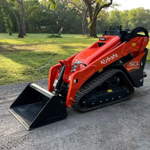 Buy Fairly Used Kubota 25Hp <b>Powered</b> Multi Function V1000 Mini Skid Diesel Loader with Skid <b>Steer</b> Loader Attachment - Product Image 1