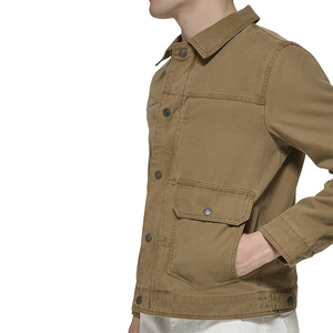 High Trending Product Newly Arrived Breathable Long Sleeves <b>Canvas</b> Men's <b>Jackets</b> Man <b>Jackets</b> <b>Jacket</b> for man - Product Image 6
