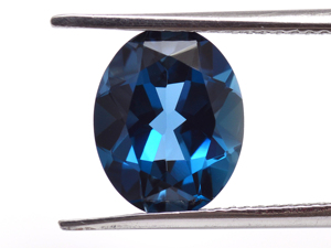 Nuevo Producto de Alta Calidad, Topacio Azul Londres Natural de Forma Ovalada de 8x10 mm, Corte Azul Real, Producto Más Vendido para Venta al por Mayor - Product Image 4