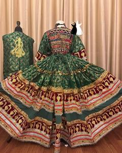 Ensemble de vêtements traditionnels afghans en dentelle vintage, vêtements ethniques faits à la main, tenue de mariage, écologique, culture classique - Product Image 5