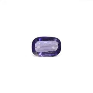 Iolite (Neeli) 4,08 carats, saphir naturel facetté, taille émeraude, couleur bleu violet clair, qualité 5A, calibré, certifié IGI - Product Image 1