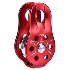 Outil de rappel Mobile poulie simple 20KN pour Zip Line Rock Tree Escalade Alpinisme Corde 13mm - Product Image 4