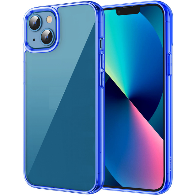 Case for iPhone 13 Mini 5.4-Inch, Non-Yellowing Shockproof Phone Bumper Cover, Anti-Scratch Clear Back