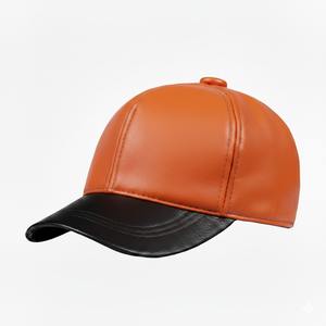 Casquette de baseball en cuir bicolore tendance, haute qualité, personnalisable, broderie personnalisée, 2026 - Product Image 2