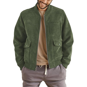 Chaqueta bomber personalizada para hombre, abrigo cortavientos ligero con bolsillo, chaquetas a prueba de viento acolchadas informales para primavera y otoño - Product Image 1