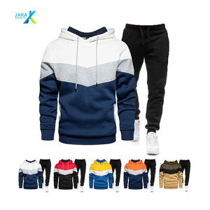 Ensemble de survêtement pour homme, automne, brodé, sweat-shirt et pantalon, deux pièces, ensemble de sport, vêtements de sport décontractés - Product Image 1