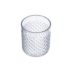Hokori 6326 260ml Clear Diamond Pattern Plastic Cup Strong Transparent Drinking <b>Glass</b>, Safe, Durable Resin Cup for Everyday Use - Product Image 3