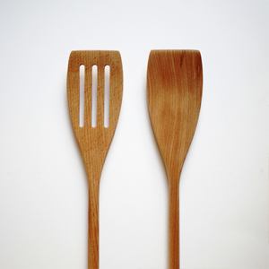 Juego de 6 piezas de servidor de ensalada de madera de acacia Juego de utensilios de cocina de lujo ecológico con herramientas de ensalada hechas a mano - Product Image 5