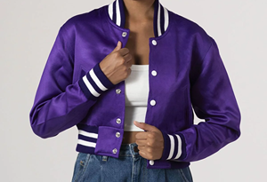 Chaqueta universitaria de lona de ajuste moderno para hombre para Chicago para Bulls Chaquetas Técnicas bordadas Vintage para un aspecto diario informal - Product Image 4