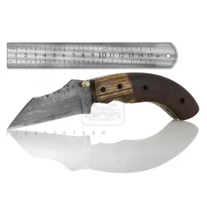דמשק פלדה מתקפל סכין DD-FK-619 מכירה לוהטת כיס סכין חיצוני הישרדות ציד סכין רב כלי Bushcraft קמפינג