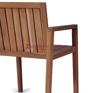 Wholesale Solid Teak Wood Natural <b>Dining</b> <b>Chair</b> Minimalist Home Furniture for Hotel Restaurant <b>Dining</b> Room Living - Product Image 6