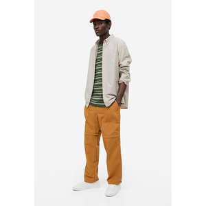 Logo personnalisé Pantalons de jogging empilés pour hommes avec poche Streetwear Pantalons de survêtement pour hommes Pantalons évasés empilés - Product Image 3