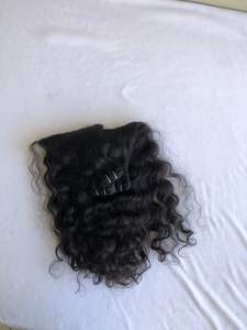 Extensions de cheveux humains bouclés naturels à donneur unique de qualité supérieure à Offre Spéciale supérieure fournisseur indien Machine brute non traitée à Double trame - Product Image 4