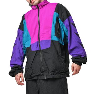 Survêtements coupe-vent imperméables avec logo personnalisé pour hommes, 100% coton respirant, motif uni, ensemble veste et pantalon pour l'extérieur - Product Image 4