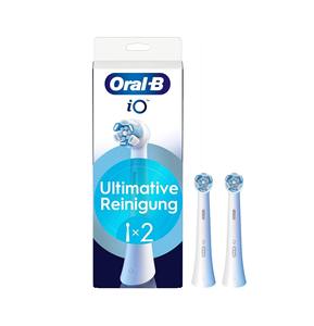 Oral-B iO <b>Interdental</b> Cleaning - Original Replacement <b>Toothbrush</b> Heads for Oral-B iO Suitable White pack of 2 - Product Image 2