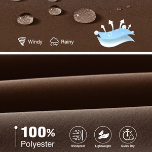 Veste imperméable légère à logo personnalisé de dernière génération en gros pour hommes, veste coupe-vent zippée, vestes d'hiver - Product Image 6