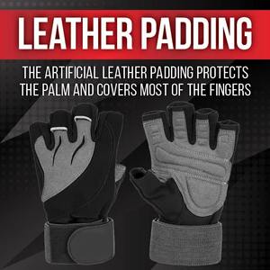 Gants de fitness de haute qualité avec logo personnalisé Meilleur tarif Nouveau style Fabriqué en cuir de qualité supérieure Bon fabricant Vente en gros pour l'extérieur - Product Image 4