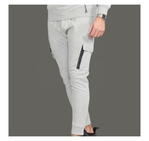 Survêtement d'entraînement uni personnalisé de haute qualité, survêtement Streetwear pour hommes, survêtement décontracté de sport pour hommes - Product Image 4