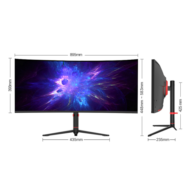 Factory Wholesale 38" 4K 144Hz 3840*1600 21:9 Curved Narrow Bezel IPS Screen Office Monitor Professional ESports Gaming Monitor