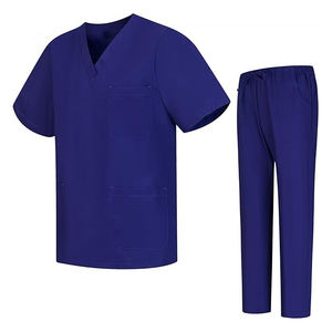 Versatile Knitted Scrub Suits for Nursing Surgery Dental Outpatient Care Various Roles Scrub <b>Sets</b> Uniform Type - Product Image 3
