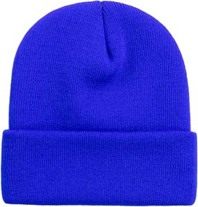 Gorros de Algodón de 5 Paneles con Logotipo Personalizado, Elásticos, Flexibles, Unisex, Gorras de Estilo Beanie - Product Image 1