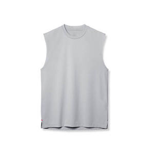 Haute qualité Gym Stringer gilet pour hommes entraînement 95% polyester 5% spandex grande taille col rond Gym débardeur - Product Image 2