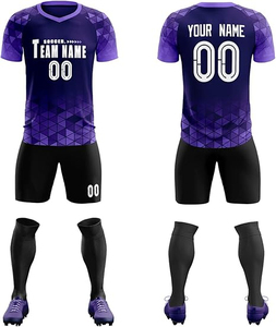 2025 vente en gros maillot de Football ensemble hommes Football uniforme personnalisé maillots de Football chemise adulte Football ensemble costume - Product Image 2