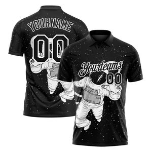 Camiseta Polo de Fútbol Personalizada Sublimada de Poliéster para Hombre, Camiseta Polo de Manga Corta Bordada de Alta Calidad - Product Image 4