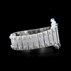 Reloj de Lujo para Hombre con Diamantes Moissanite, Diseño Cuadrado, Movimiento de Primera Calidad, Precio Razonable, Estilo Hip Hop - Product Image 2