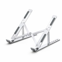 Support de tablette PC en métal réglable, support pliable pour ordinateur portable, support de refroidissement, support en aluminium compatible avec iPad