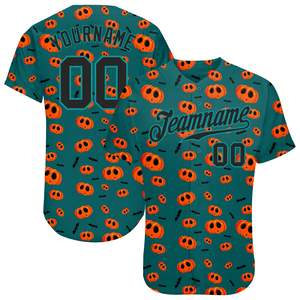 Personalizado sublimado nombre del equipo Logo Número de impresión ropa deportiva uniforme chaquetas mujeres hombres camisetas de béisbol - Product Image 1