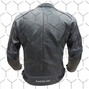 Chaqueta de cuero de motocicleta para Mujer | Chaqueta de motociclista con estilo | Chaqueta de montar de cuero duradera aprobada por la CE - Product Image 4