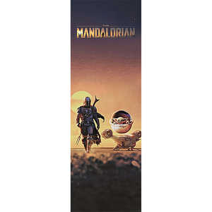 Póster de The Mandalorian con gráfico impreso digitalmente de Grogu - Product Image 1