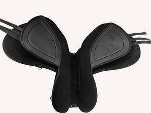 Sillín de caballo lavable sintético de resistencia inglesa con asiento de gamuza y sillín de caballo de montar lavable de árbol de plástico sillín de montar largo - Product Image 5