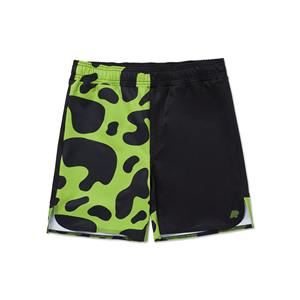Meilleurs fabricants de rashguards à manches courtes et shorts d'entraînement ajustés personnalisés A&P Dart Camo (noir/vert) - Product Image 6