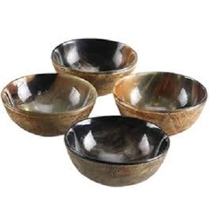 CUERNO de artesanía elegante, regalo, CUERNO decorativo, cuencos para servir, personalización de forma Irregular, Decoración de mesa, cuencos de ensalada para servir naturales - Product Image 1