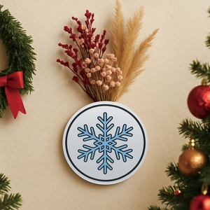 Navidad Art Deco DIY Panel flor titular organizador magnético pared caja calcomanía único hogar elemento decorativo - Product Image 4