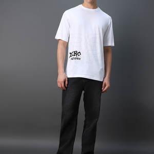 T-shirt à manches courtes pour hommes T-shirt en coton Top Clothes Vêtements pour hommes Haute qualité Prix bon marché Personnaliser la taille - Product Image 3