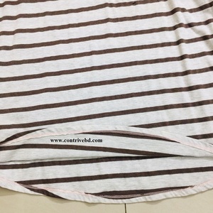 OEM Yearn Logo personnalisé poids moyen grande taille femmes surdimensionné 100% coton col roulé T-shirt court décontracté vente en gros Jersey - Product Image 5