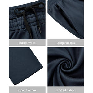 Hot Selling Men's Pants Straight Curved Striped Winter Knitted Pants Custom Men Outdoor Custom <b>Drawstring</b> Knitted <b>Trousers</b> - Product Image 5